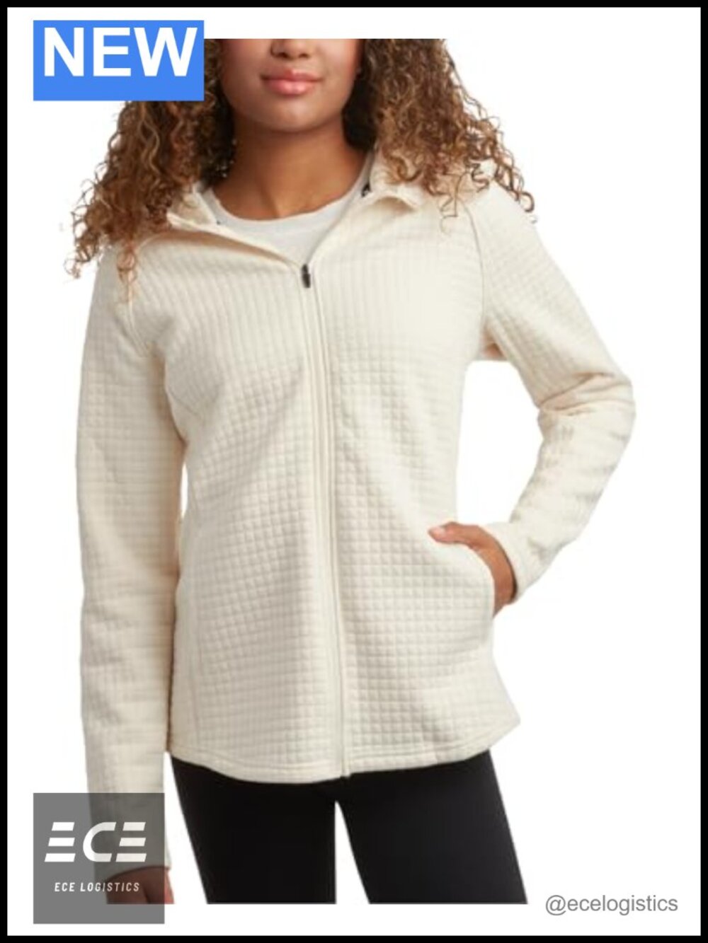Spyder Womens Fleece Full Zip Hoodie UPF 30+ Wind Resistant Sweatshirt